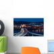 Traffic Streaks across Fort Wall Decal