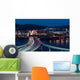 Traffic Streaks across Fort Wall Decal
