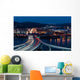 Traffic Streaks across Fort Wall Decal