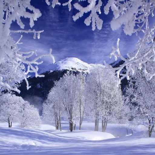 Winter Landscape Samedan Wall Decal