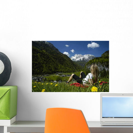 Austrian Alps Wall Decal