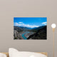 Braided river, Rio de las Vueltas valley, El Chalten, Los Glaciares National Park, Patagonia, Argentina Wall Mural