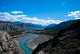Braided river, Rio de las Vueltas valley, El Chalten, Los Glaciares National Park, Patagonia, Argentina Wall Mural