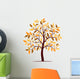 Autumn tree vector Wall Decal