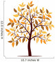 Autumn tree vector Wall Decal