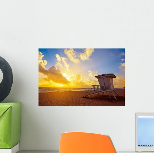 Fort Lauderdale Beach Sunrise Wall Decal Design 2