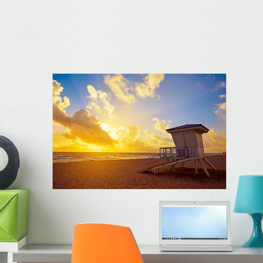Fort Lauderdale Beach Sunrise Wall Decal Design 2