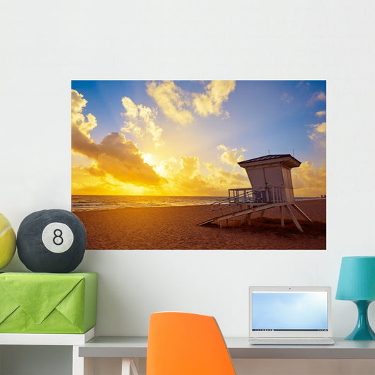 Fort Lauderdale Beach Sunrise Wall Decal Design 2