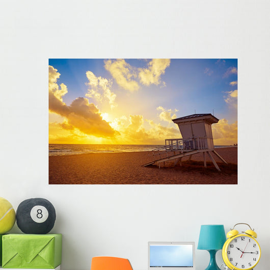 Fort Lauderdale Beach Sunrise Wall Decal Design 2