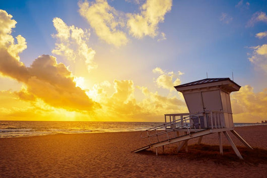 Fort Lauderdale Beach Sunrise Wall Decal Design 2