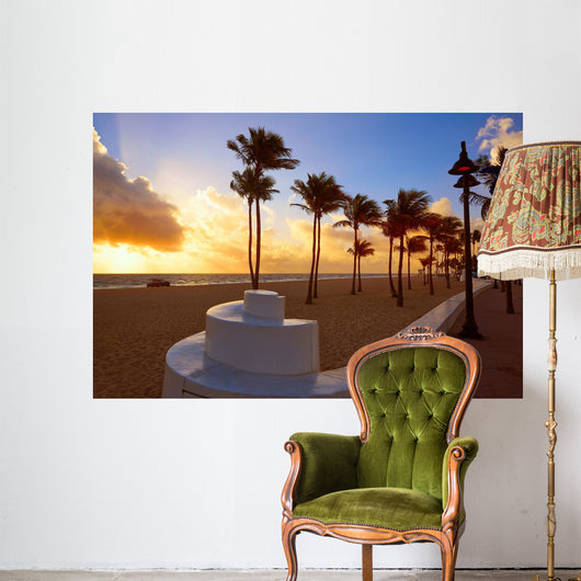 Fort Lauderdale Beach Sunrise Wall Decal Design 1