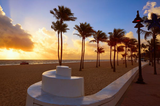 Fort Lauderdale Beach Sunrise Wall Decal Design 1
