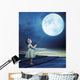 Conceptual Moon Baby Balloon Wall Decal