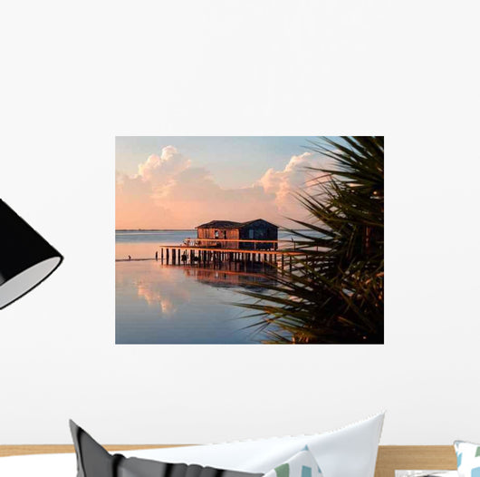 Old Boat House Wall Decal