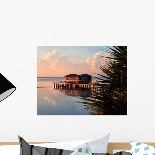Old Boat House Wall Decal