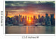 Cloudy Manhattan Sunrise Wall Mural