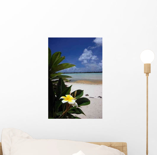 Tiare White Sand Beach Wall Decal
