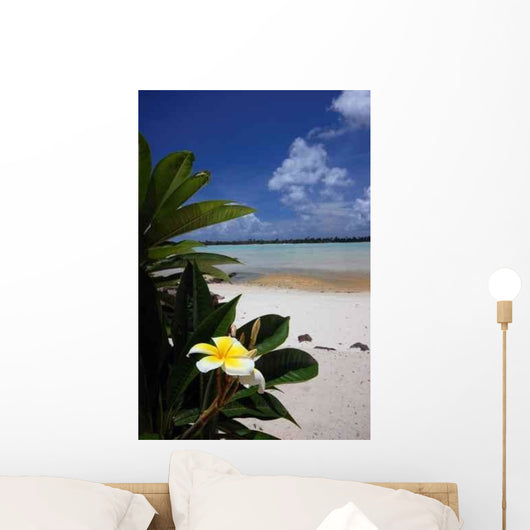 Tiare White Sand Beach Wall Decal