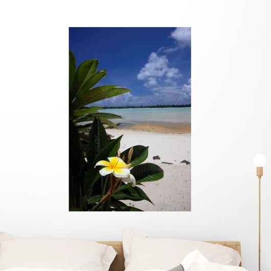 Tiare White Sand Beach Wall Decal