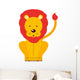 circus lion  isolated icon design Wall Decal