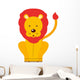 circus lion  isolated icon design Wall Decal