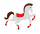 circus horse isolated icon design Wall Decal