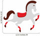 circus horse isolated icon design Wall Decal