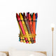 Pencils Pastels With Clipping Wall Decal