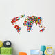 Flag Map Wall Mural
