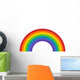 Colorful rainbow or color spectrum flat icon for apps and websites Wall Decal
