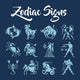Zodiac Signs vector art
 Wall Mural