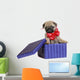 Puppy present. Wall Decal
