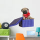 Puppy present. Wall Decal
