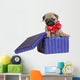 Puppy present. Wall Decal