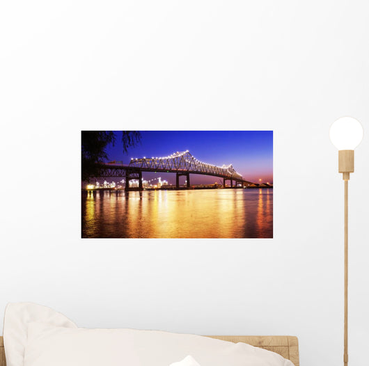 Baton Rouge Bridge over Wall Decal