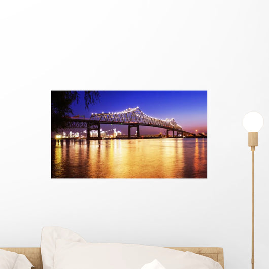 Baton Rouge Bridge over Wall Decal
