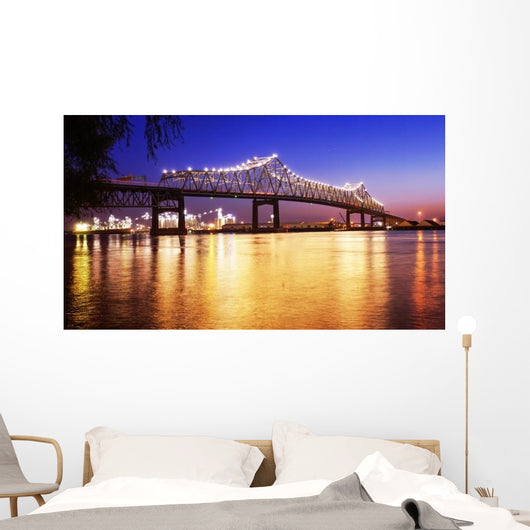 Baton Rouge Bridge over Wall Decal