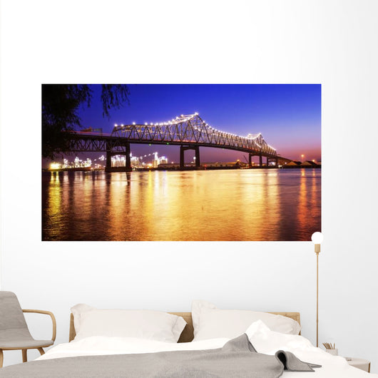 Baton Rouge Bridge over Wall Decal