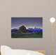 John Moulton barn on Mormon Row at Grand Teton  Wall Mural