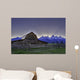 John Moulton barn on Mormon Row at Grand Teton  Wall Mural