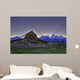 John Moulton barn on Mormon Row at Grand Teton  Wall Mural