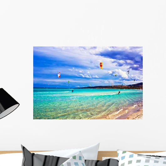 Kitesurfing Italy Wall Decal