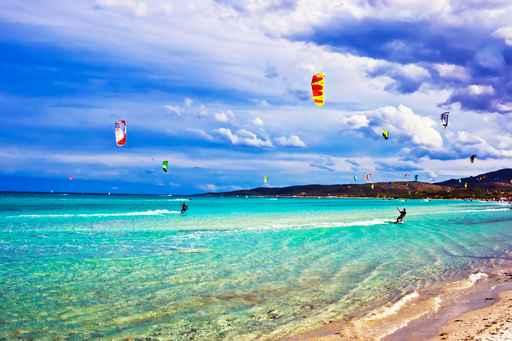 Kitesurfing Italy Wall Decal