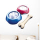 Ciotole01cane Wall Decal