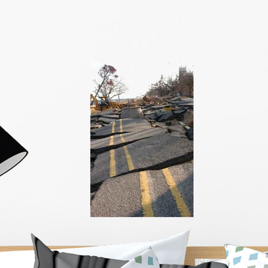 Broken Road Wall Decal