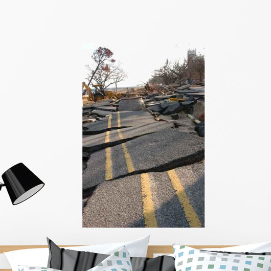 Broken Road Wall Decal