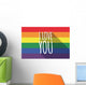 Vector Long Shadow Gay Wall Mural