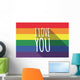 Vector Long Shadow Gay Wall Mural