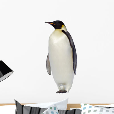 Penguin Wall Decal shown on a wall