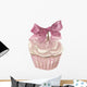 Watercolor cupcake hand drawn Wall Decal